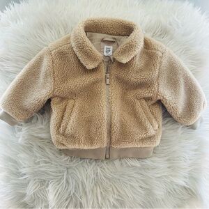 Cozy Tan Kids Jacket